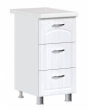 Византия МДФ 1кат (стол рабочий на 300 с 3 ящиками)