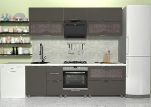 Кухня Стиль-2 на 1,5 (с мойкой) МДФ 3 кат. 