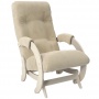 Кресло-маятник Неаполь Модель 12 (Дуб шампань-эмаль/Ткань ваниль Verona Vanilla)